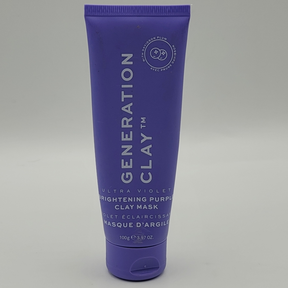Generation Clay Ultra Violet Clay Mask, Brightening Purple, 3.97 oz